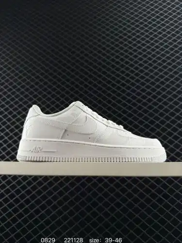 Company-level new AF1 Nike Air Force 1 ‘07 Low Air Force One Air Cushion Thick Sole Height-enhanced 