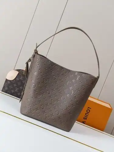LV bucket bag Louis Vuitton women's bag Louis Vuitton crossbody bag uses imported top-grade original
