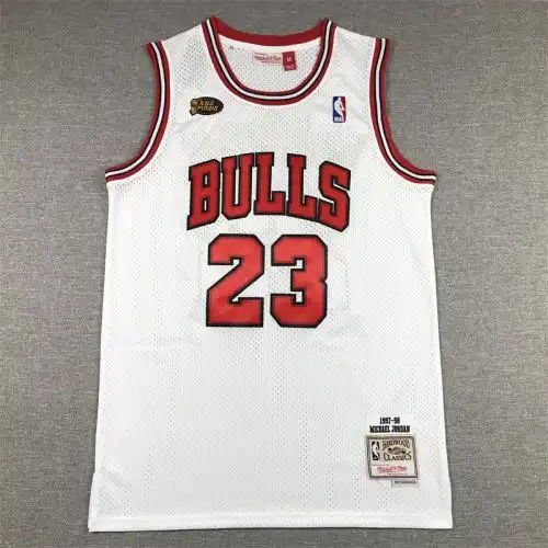 Bulls No. 23 Michael Jordan Final Edition Retro White