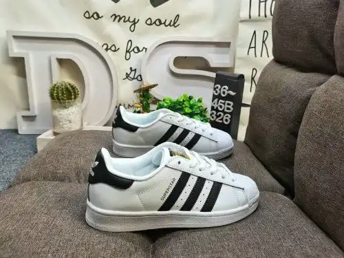 326D Adidas Clover Originals Superstar Shell Head Classic versatile casual sports shoes High-density
