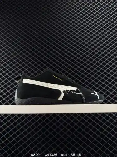 PUMA/Puma x Balenciaga speedcat thin-soled shoes cowhide round toe worn low top life casual shoes sa