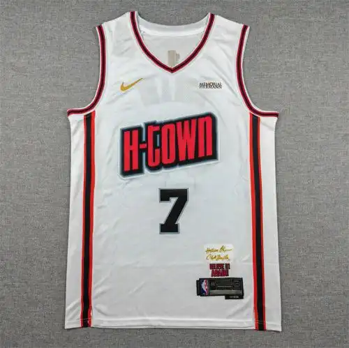 25th season Rockets No. 7 Durant White City Edition