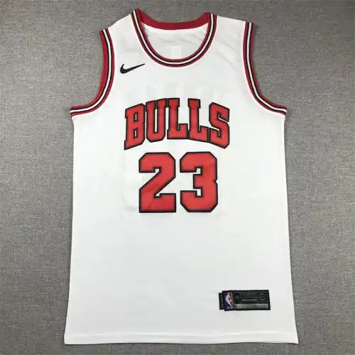 Bulls No. 23 Michael Jordan White