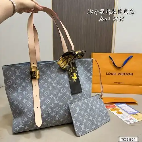 LV shopping bag Louis Vuitton women's bag Louis Vuitton crossbody bag uses imported original cowhide
