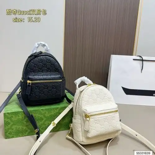 GUCCI double shoulder bag, ancient chubby women's bag, ancient chubby crossbody bag, imported origin