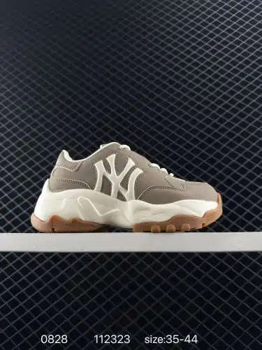 Korean MLB Men and Women Retro Daddy (MLB) BIGBALL CHUNKY A Retro Print Men and Women Thick Sole Hei