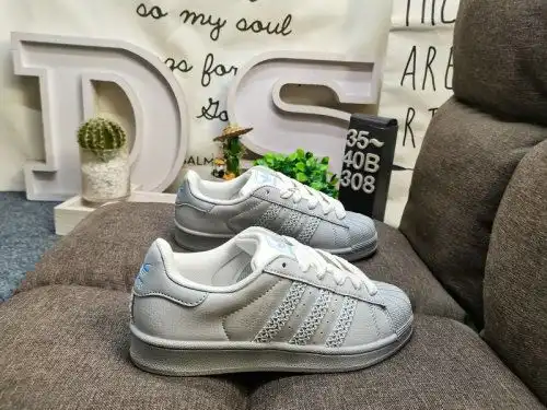 308D Adidas Clover Originals Superstar JQ8729 Shell Head Classic versatile casual sports shoes High-