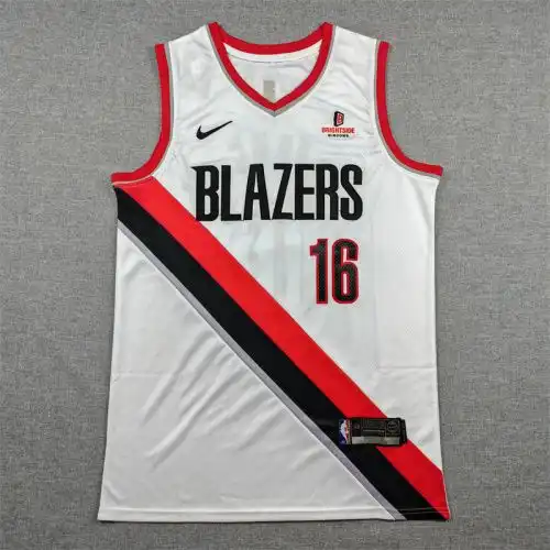Trail Blazers No. 16 Yang Hansen White