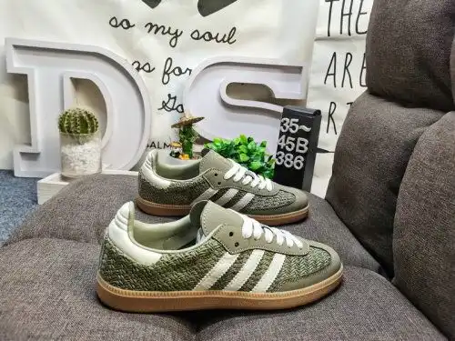 386DAdidas SAMBA OG JR9447 The classic Originals original fur layer made in recent years, slender sh