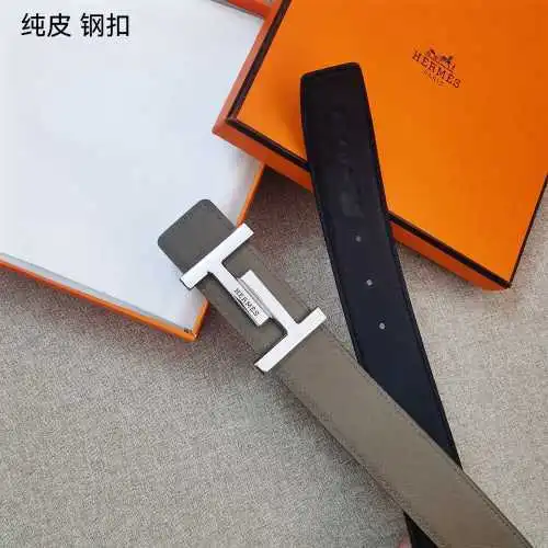 HERMES leather belt wholesale Aimes boy leather belt wholesale Original genuine leather material Cur