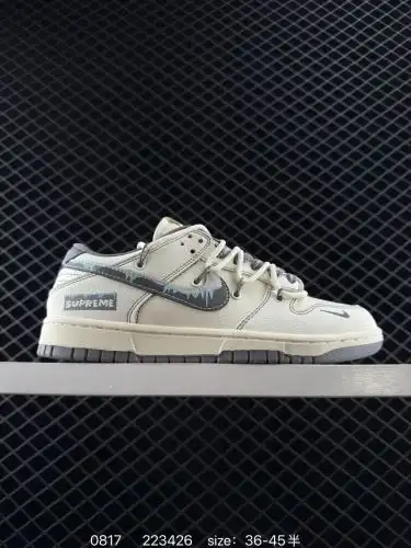 SB Dunk Low "Green/Beige" rope tied deconstruction style series low-top casual sports skat
