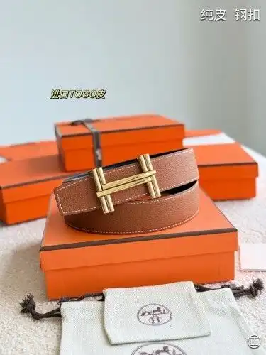 HERMES leather belt wholesale Aimes boy leather belt wholesale Original genuine leather material Cur