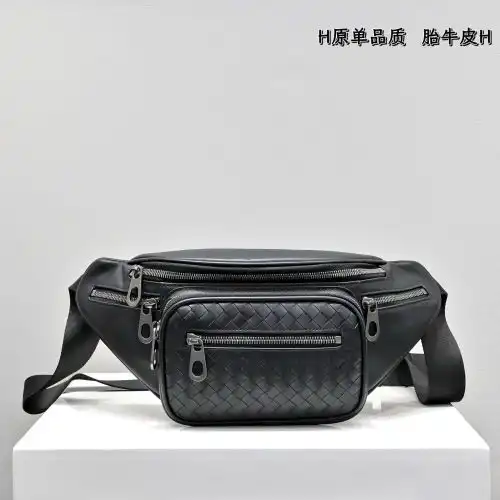 BV waist bag Baodie family men's bag Baodie family crossbody bag adopts imported top-grade original 