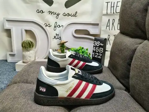 122DAdidas ORIGINALS Handball Spzl JQ8735 Adidas Low Top Comfortable Trend Lightweight Wear-resistan