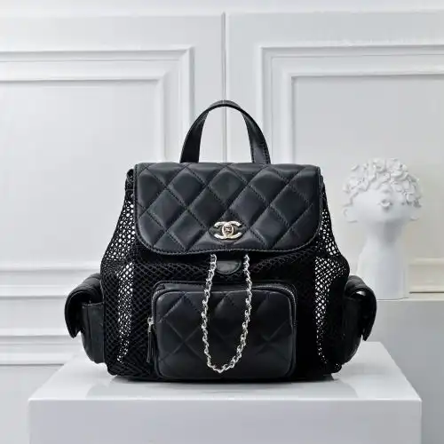 CHANEL double shoulder bag Chanel women's bag Chanel crossbody bag is made of imported original cowh