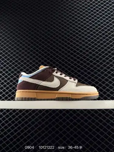 ✅Nike Nike SB Dunk Low Dunk Series Low Casual Sports Skateboard Shoes are made of soft cow leather u