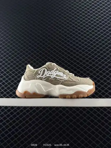 MLB Los Angeles Dodgers Cool Personality and Fashion Daddy Shoes Same Model for Men and Women Size: 