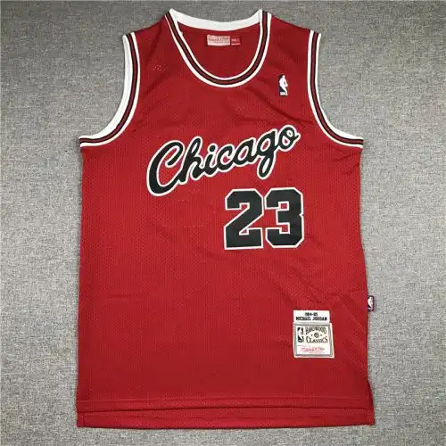 Bulls No. 23 Michael Jordan Chicago One-piece Retro Red