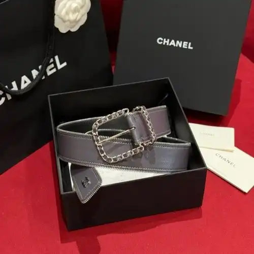 CHANEL leather belt wholesale Chanel girls leather belt wholesale Original genuine leather material 