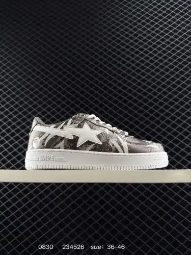 A BATHING APE CLOT EGRA CAMO BAPE STA Cowhide Simple, comfortable and trendy personality Wear-resist