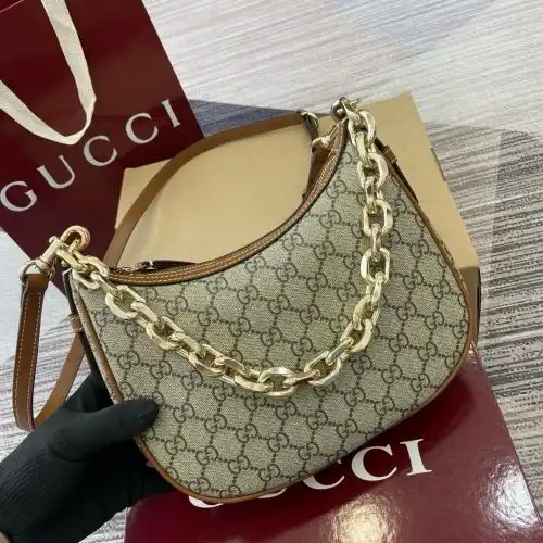 GUCCI chain bag, ancient chubby women's bag, ancient chubby crossbody bag, imported top-grade origin