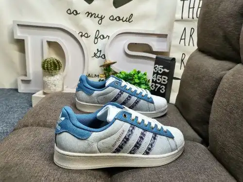 373D Adidas Clover Originals Superstar JS2488 Shell Head Classic versatile casual sports shoes High-
