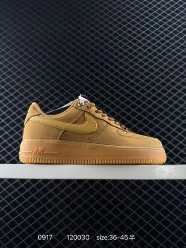 Nike Air Force 1 07 LV8 “Wheat / Flax” cowhide Classic retro style Anti-slip, wear-resistant, lightw