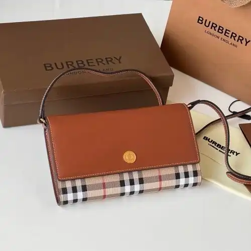 BURBERRY chain bag Babaoli women's bag Babaoli crossbody bag uses imported top-grade original leathe