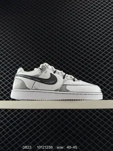 1 Nike Court Vision Low Campus Style Low Retro Basketball Shoes Men's and Women's Sports Shoes. Cont