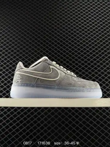 1 ✅Nike Air Force 1 Low 07 x Reigning Champ original last original cardboard to create a pure air fo
