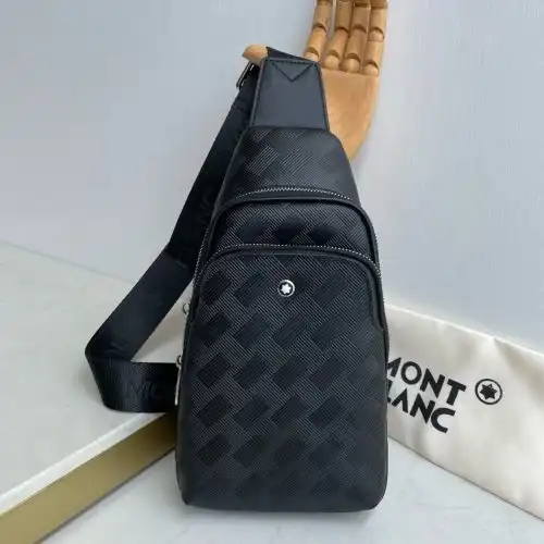 MONTBLANC breast bag Wanbaolong men's bag Wanbaolong crossbody bag uses imported original cowhide hi