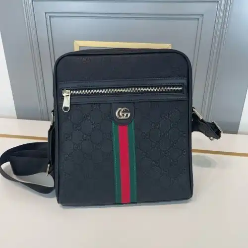 GUCCI single shoulder bag, ancient chubby men's bag, ancient chubby crossbody bag, imported original