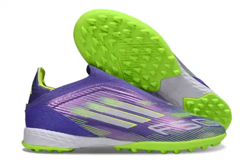 Arrival 35-45) Adidas F50 laceless fully knitted waterproof TF football shoes adidas F50 Elite Lacel