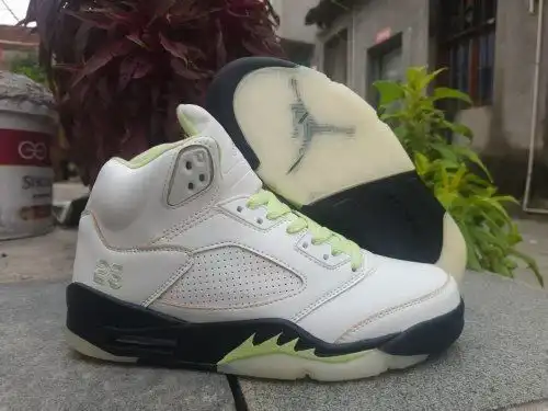 Joe 5 Light Green Currency High Quality 36-47 Shipping