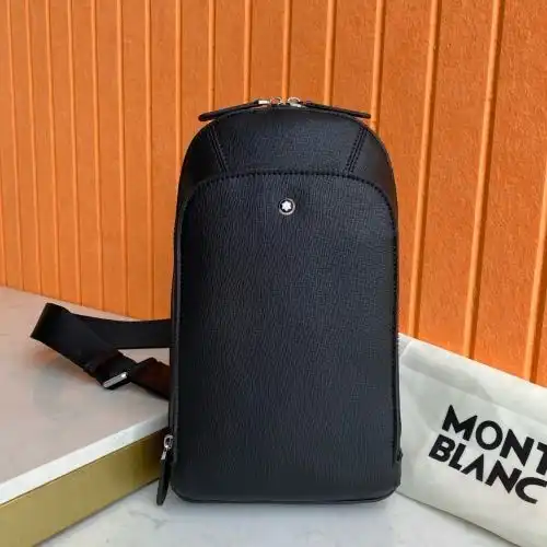 MONTBLANC breast bag Wanbaolong men's bag Wanbaolong crossbody bag uses imported original cowhide hi