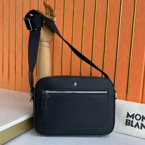MONTBLANC mailbag, Wanbaolong men's bag, Wanbaolong crossbody bag, uses imported original cowhide, h