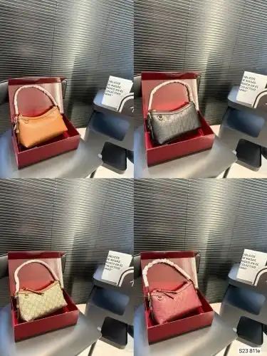 GUCCI underarm bag, Gu Chen women's bag, Gu Chen crossbody bag, uses imported original cowhide, high