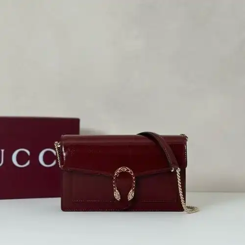 GUCCI chain bag, ancient chubby women's bag, ancient chubby crossbody bag, imported top-grade origin