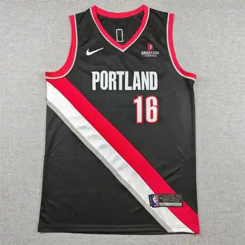Trail Blazers No. 16 Yang Hansen Black