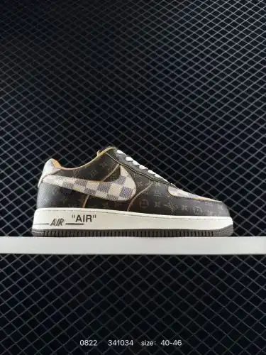 Louis Vuitton x Nike Air Force 1 Low Co-branded Nike Air Force One AF1 low-top versatile casual thic