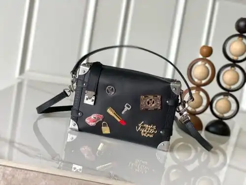 LV box bag Louis Vuitton women's bag Louis Vuitton crossbody bag uses imported top-grade original le