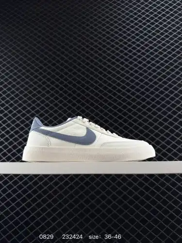 ✅J.Crew x NK Killshot II Leather co-branded retro slab shoes HQ7- made of off-white leather Swoosh e