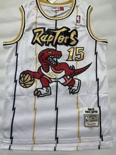 Raptors No. 15 Vince Carter Retro Big Dragon Platinum