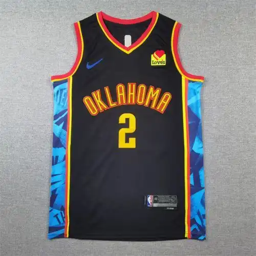 25th season Thunder No. 2 Shea Gilgers-Alexander Black City Edition