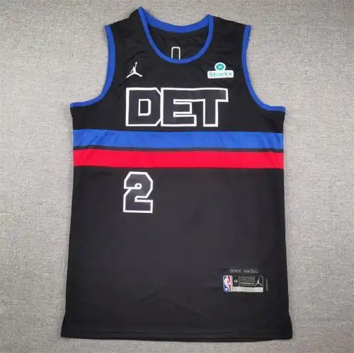 Pistons No. 2 Cad Cunningham Announcement Edition Black