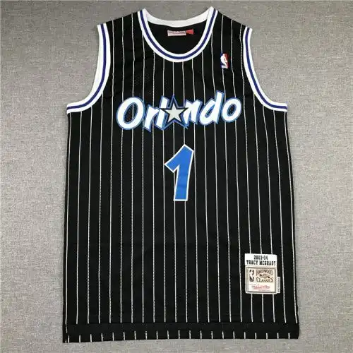 Magic No. 1 Tracy McGrady Retro Black Strip