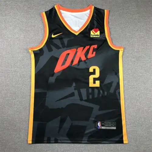 24th season Thunder No. 2 Shea Gilgers-Alexander Black City Edition