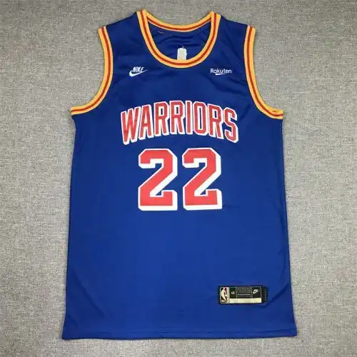 22 season Warriors No. 22 Andrew Wiggins Anniversary Blue
