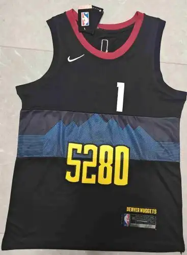 24 season Nuggets No. 1 Michael Porter Jr. City version black