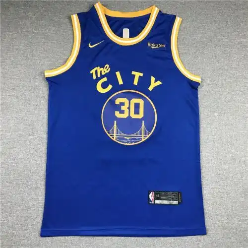 Warriors No. 30 Stephen Curry Classic Blue